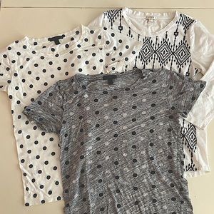 J. Crew t-shirt bundle